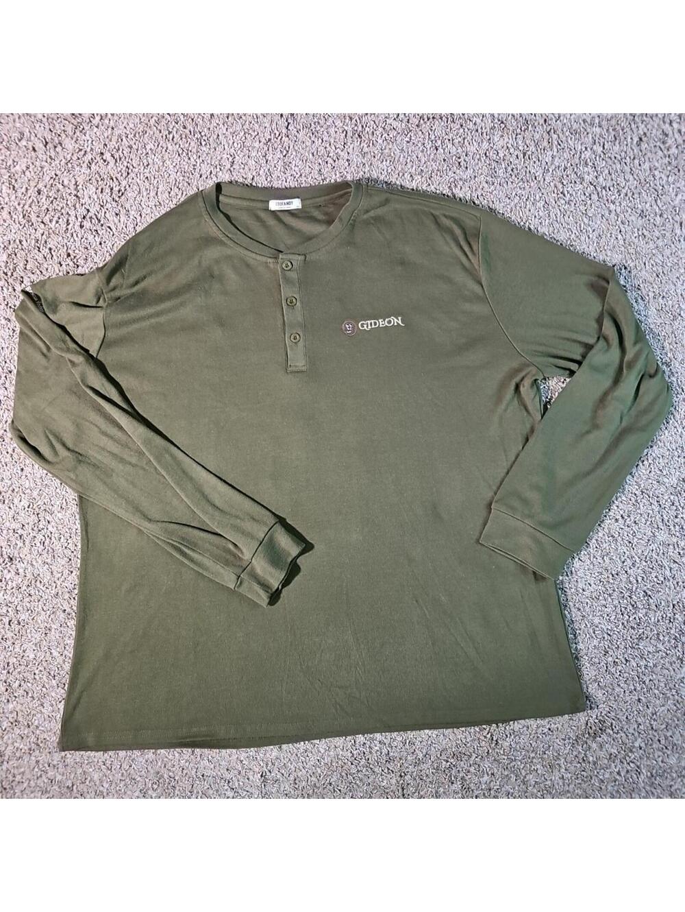 Coofandy Gideon Milwaukee Rescue Mission Shirt 3XL SOFT